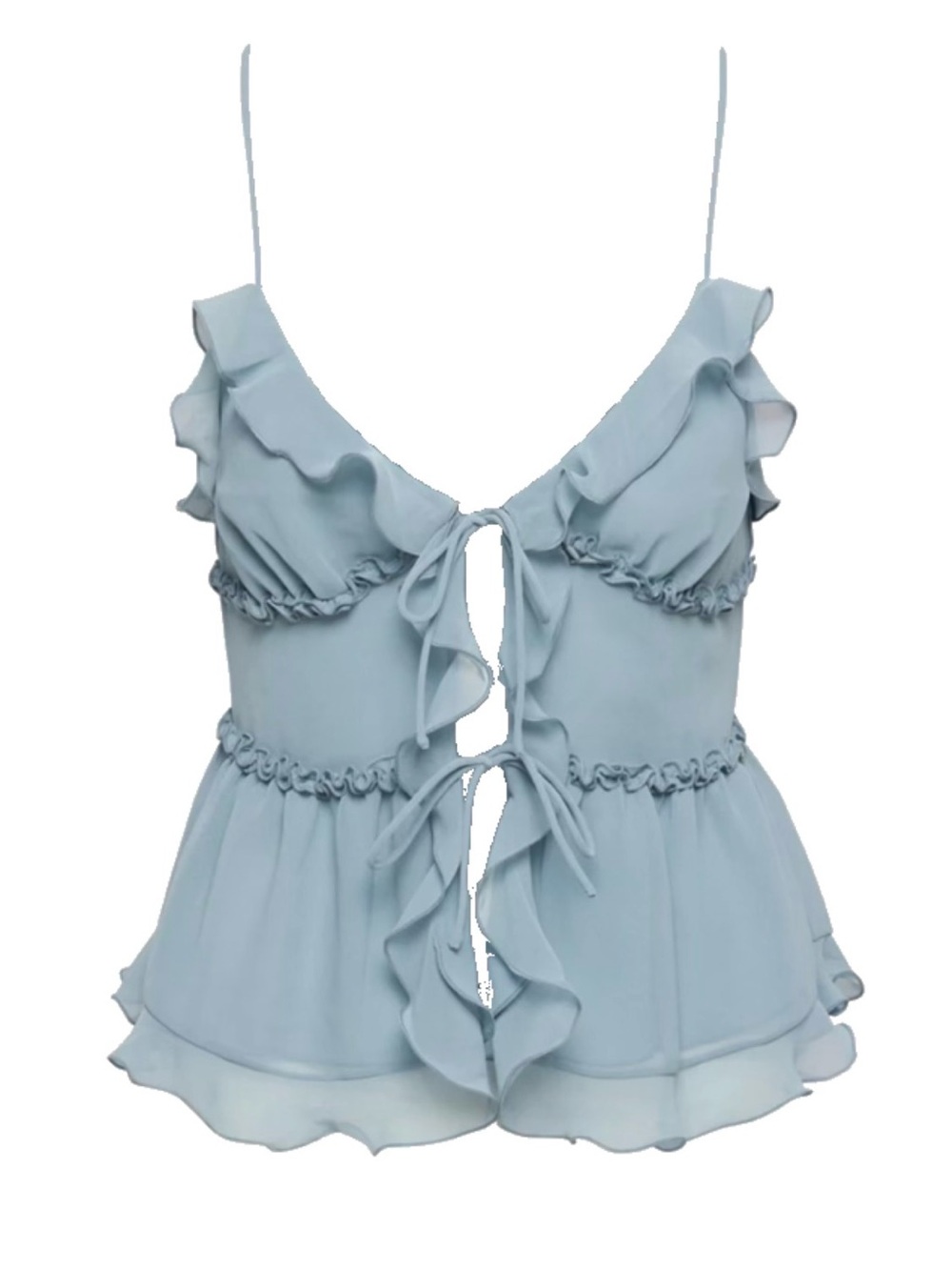 Amore Camisol in Slab Blue